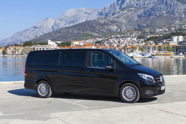 Mercedes V Class luksuzni taxi transferi Hrvatska